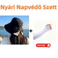👒☀️Széles karimájú, masnis napvédő kalap nőknek