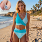 👙 Színblokkos bikini S–3XL: Stílusos és alakformáló kétrészes fürdőruha 🌊