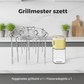 🥩Légsütő Barbecue grill Függőleges kebab grill + ingyenes hőálló kesztyű🍤
