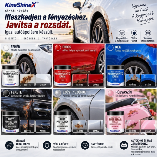 🚗 Rozsda javító krém autóhoz és háztartási fémhez