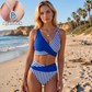 👙 Színblokkos bikini S–3XL: Stílusos és alakformáló kétrészes fürdőruha 🌊