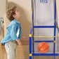 ⛹️50% kedvezmény🏀Gyerekeknek szóló beltéri kosárlabda-játékgép (4 labdával)🎯
