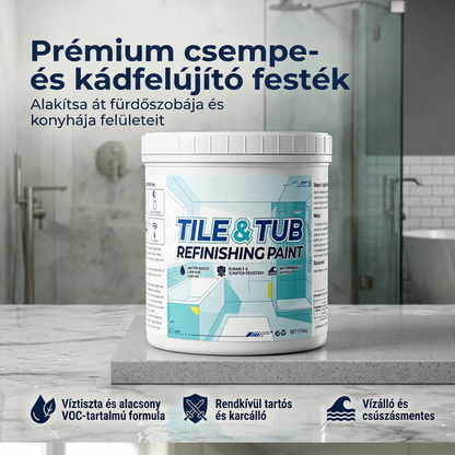🛁✨ Fürdőszoba Felújító Festékkészlet