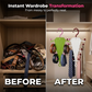 🎉Αγόρασε 1 Πάρε 1 Δωρεάν🔥 🔥Multi-Functional V-Shaped Double Sided Hanger Storage Rack