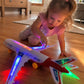 ✈️ Hanggal és LED-es világítással ellátott elektromos modellrepülőgép