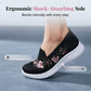 ✨49% ΕΚΠΤΩΣΗ! 💕Γυναικεία παπούτσια slip-on από δίχτυ με λουλουδάτο κέντημα