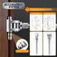 🔧 🚪 Univerzális állítható ajtópántkulcs strapabíró acélhoz és precíz beállításhoz – Tökéletes a gyors ajtójavításhoz és -beszereléshez 🛠️