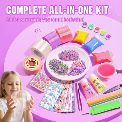 DIY Nano Tape Bubble Craft Kit – Készíts puha buborékokat, kockákat és kreatív formákat