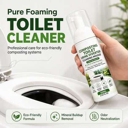 🚽MOST 50% KEDVEZMÉNY! Habzó WC-tisztító, környezetbarát, komposztálható WC-habtisztító, szagsemlegesítő hab ásványi lerakódások és vizeletelvezető rendszer mélytisztításához
